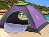 Waterproof UV Outdoor Hiking Tents 2 person with Carrying Bag