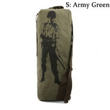 Outdoor Travel Luggage Army Bag Canvas Hiking Backpack Camping Tactical Rucksack