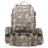 55L Outdoor Sport Wearproof Tactical Backpack hiking Rucksack mountaineering climbing Bag