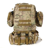 55L Outdoor Sport Wearproof Tactical Backpack hiking Rucksack mountaineering climbing Bag