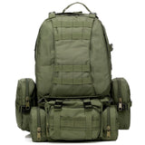 55L Outdoor Sport Wearproof Tactical Backpack hiking Rucksack mountaineering climbing Bag