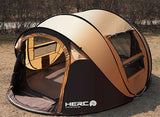 Super automatic 5-6 people family tent for hiking