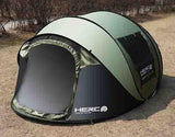 Super automatic 5-6 people family tent for hiking