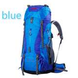 60+5L Professional Waterproof Rucksack Hiking Backpack Mountaineering Bag