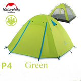 4 Person Coating Waterproof Double Layer Camping Tents