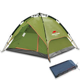 Instant Tent 3~4 person  Automatic Outdoor Tent Waterproof Windproof Hiking Teny