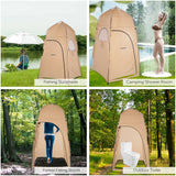 Portable Outdoor Shower Tent Toilet Tent Bath Changing Fitting Room Camping Tent