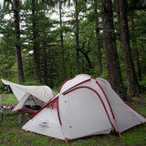 Family Tent Ultralight Fabric For 3 Person With Mat