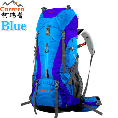 60+5L Professional Waterproof Rucksack Hiking Backpack Mountaineering Bag
