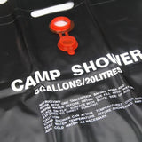 20L Outdoor Camping Solar Shower Bags Portable Outdoor Bath Bags