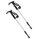 1 Pair Adjustable Telescopic Hiking Climbing Walking Stick Trekking Pole Anti-shock Anti-skid Alpenstock