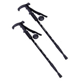 1 Pair Adjustable Telescopic Hiking Climbing Walking Stick Trekking Pole Anti-shock Anti-skid Alpenstock