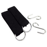 2X 3M Strong Strap Belt Hammock Tree Straps Hanging Straps Rope with 2 Hooks