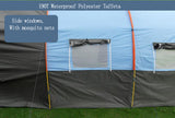 Camping Tent Waterproof Canvas Fiberglass 5-8 Person Tunnel 10 Person Tent