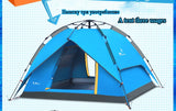 Outdoor Camping Tent Family 4 Person Garden Gazebo Automatic Tent recreation