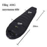 Ultralight duck down camping outdoor tourists waterproof mummy fall Travel sleep adult sleeping bags