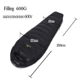 Ultralight duck down camping outdoor tourists waterproof mummy fall Travel sleep adult sleeping bags