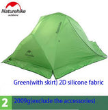 Tent 2 Person Couple Travel Camping Rainproof Tent With Footprint Snow Skirt Anti Snow
