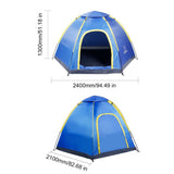 Waterproof Hexagonal Large Tent Camping Hiking Tents 3-4 People
