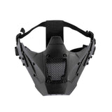 Airsoft Mesh Mask ZM07 Tactical Mesh Mask Full Face TPE Mask FAST Helmet Mask