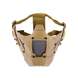 Airsoft Mesh Mask ZM07 Tactical Mesh Mask Full Face TPE Mask FAST Helmet Mask