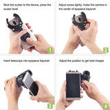 Universal Cell Phone Adapter Mount Phone Supporter Telescope Monocular Binoculars Connector Bracket Holder Equipment